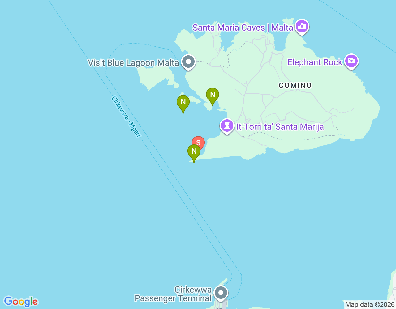 Mapa da localização de Lantern Point West Dive Site