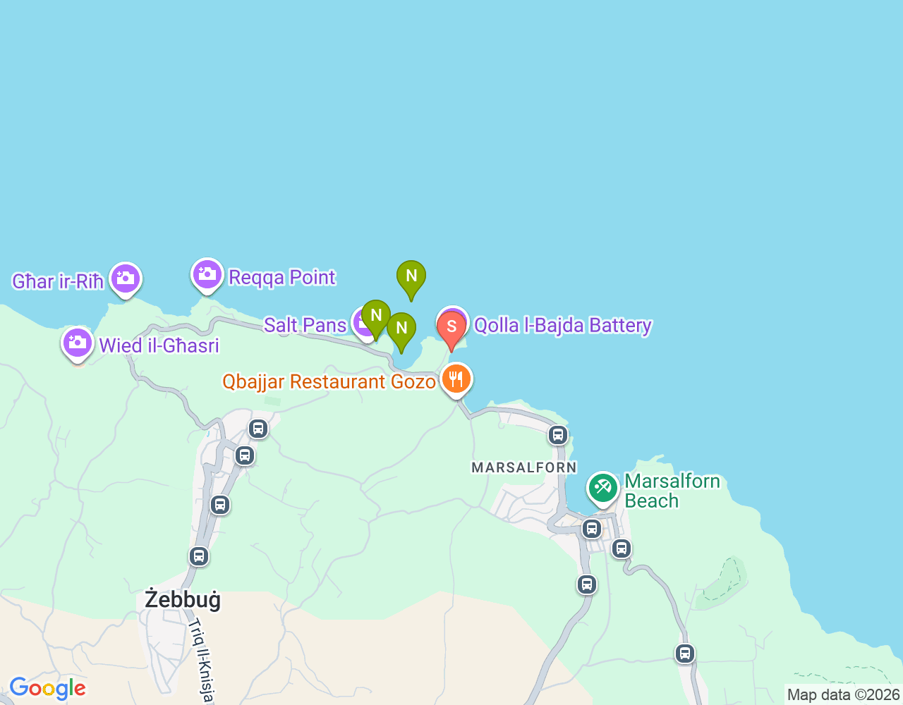 Mapa da localização de Qbajjar Reef