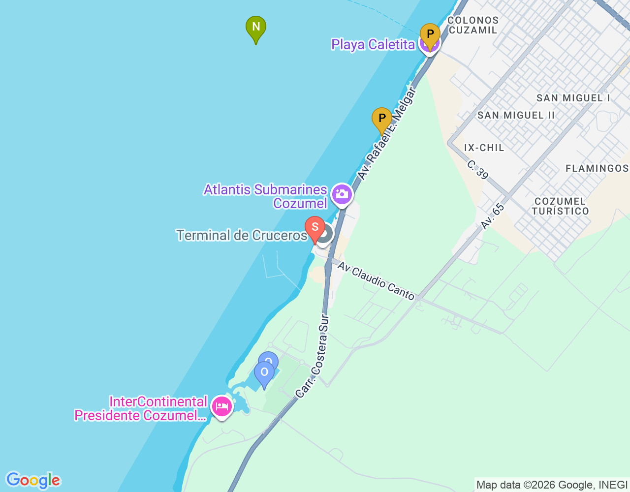Mapa de ubicación de Dive with Martin