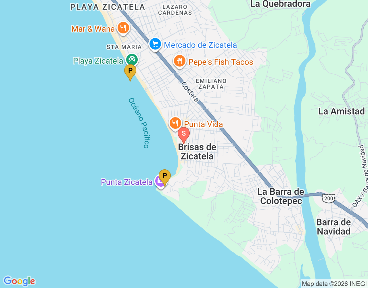 Mapa da localização de Juicy Papaya - Pranchas e Vestuário de Surf