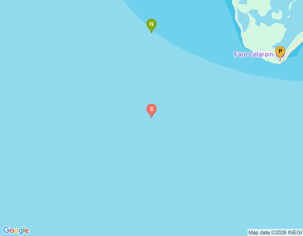 Mapa da localização de Maracaibo Reef