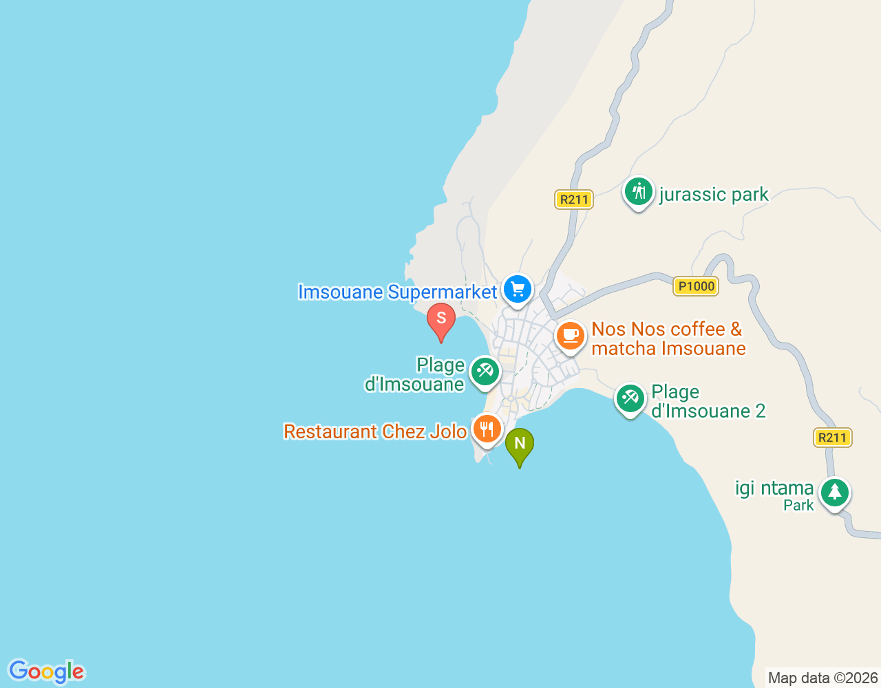 Mapa de ubicación de Cathedral Point