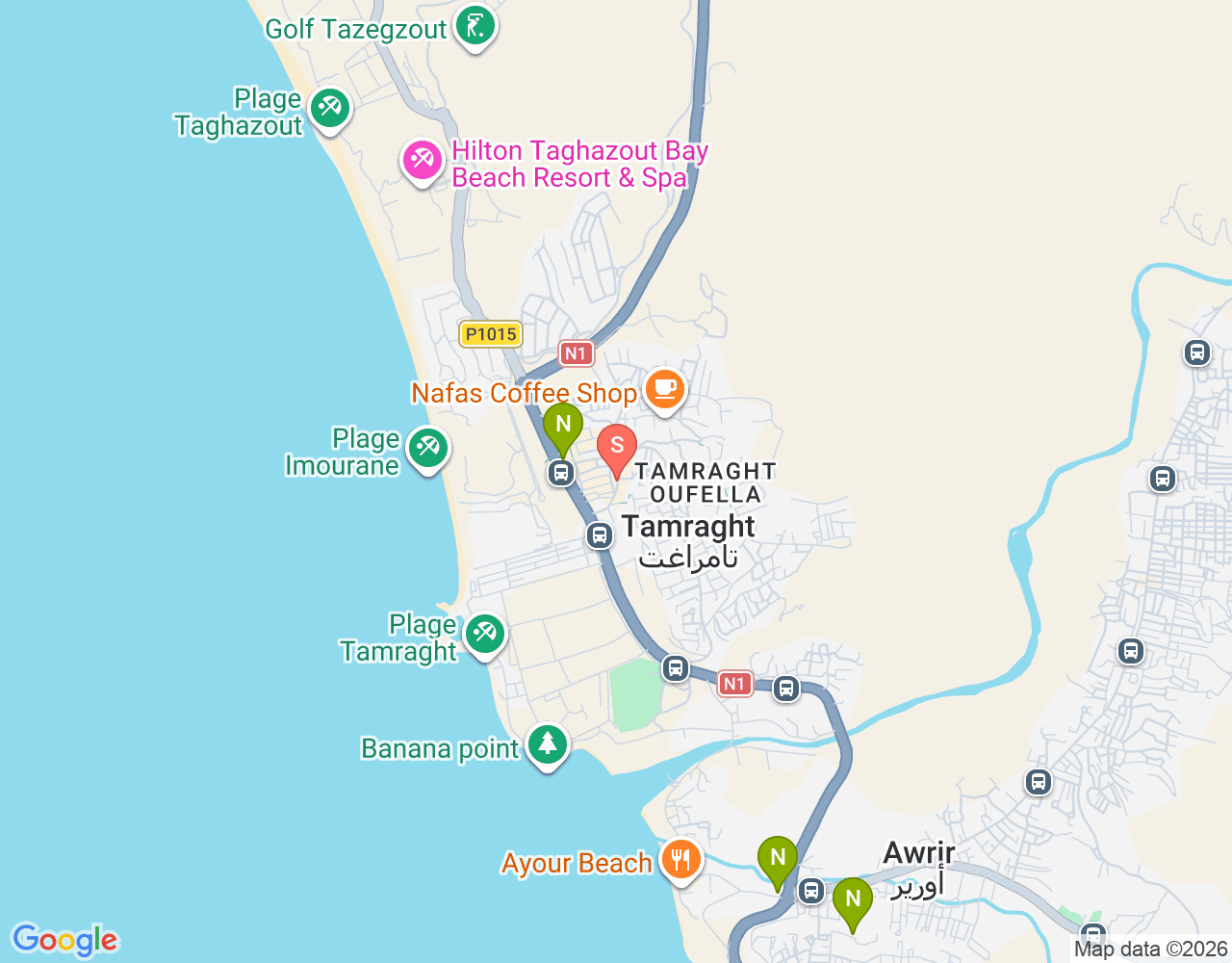 Mapa da localização de Surf Rentals