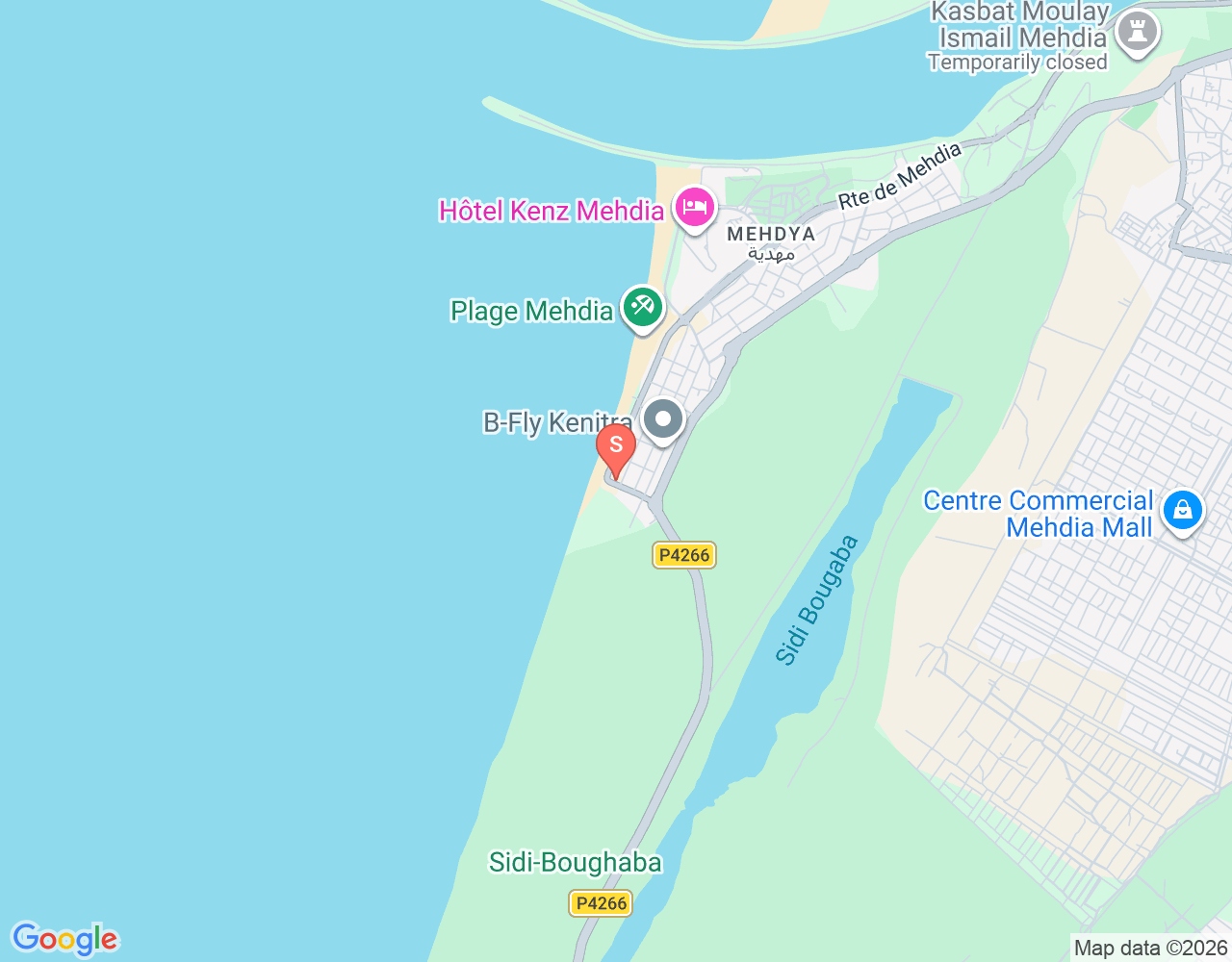 Mapa da localização de Surf em Mehdia