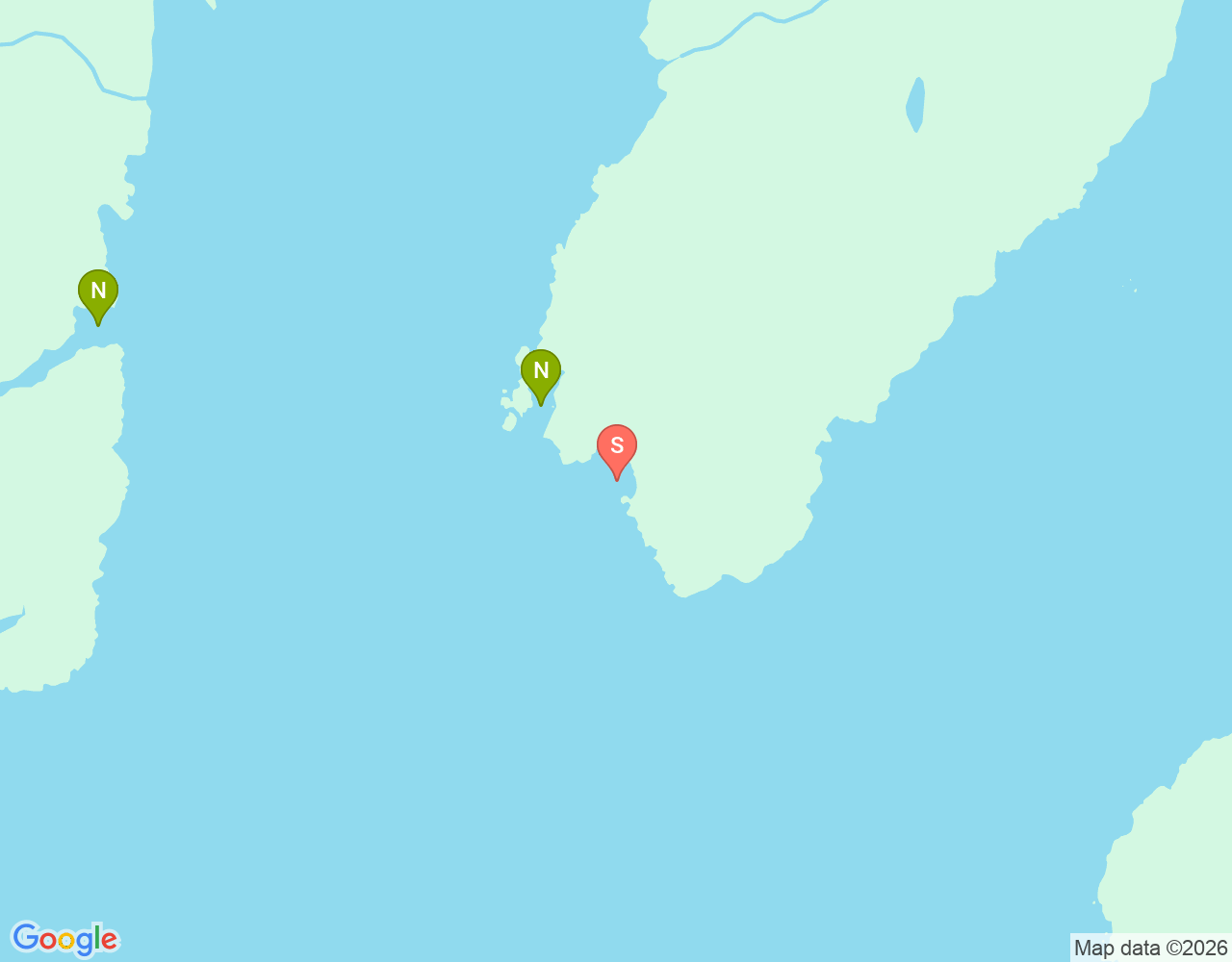 Mapa da localização de Austgavlen