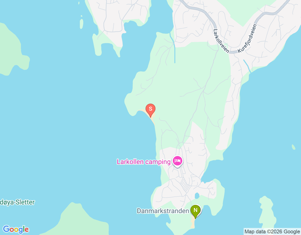 Mapa da localização de Engholmstranda/Langstranda
