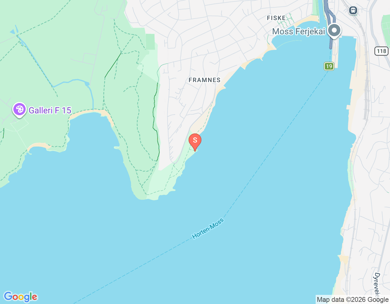 Mapa da localização de Framnes