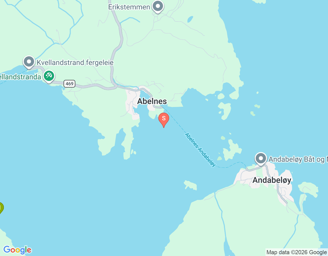 Mapa da localização de Gudrun
