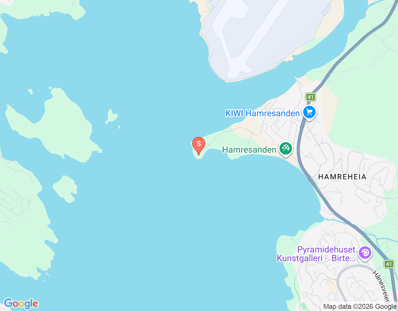 Mapa de ubicación de Hamresanden