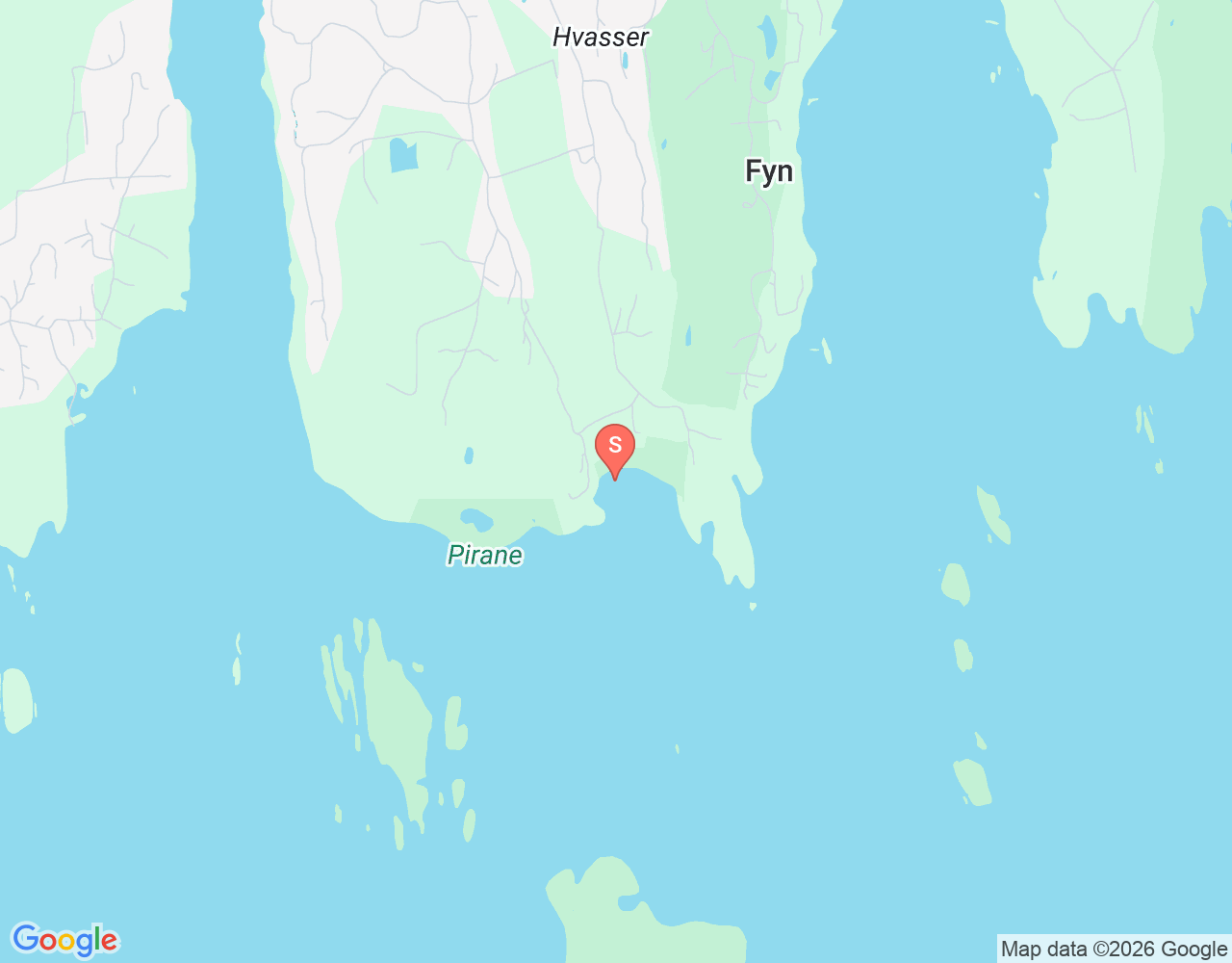 Mapa da localização de Hvasser syd