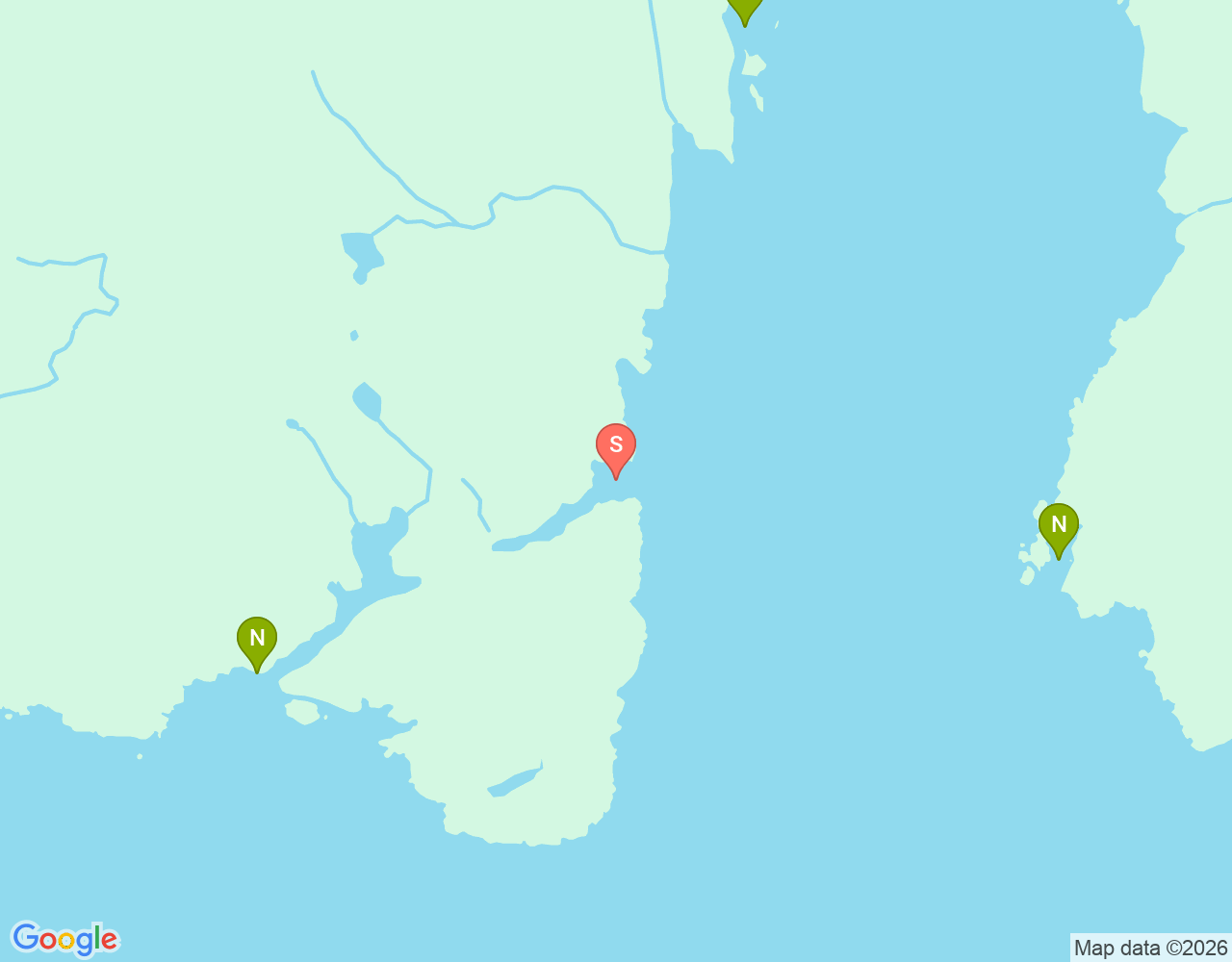 Mapa da localização de Indre Kalven