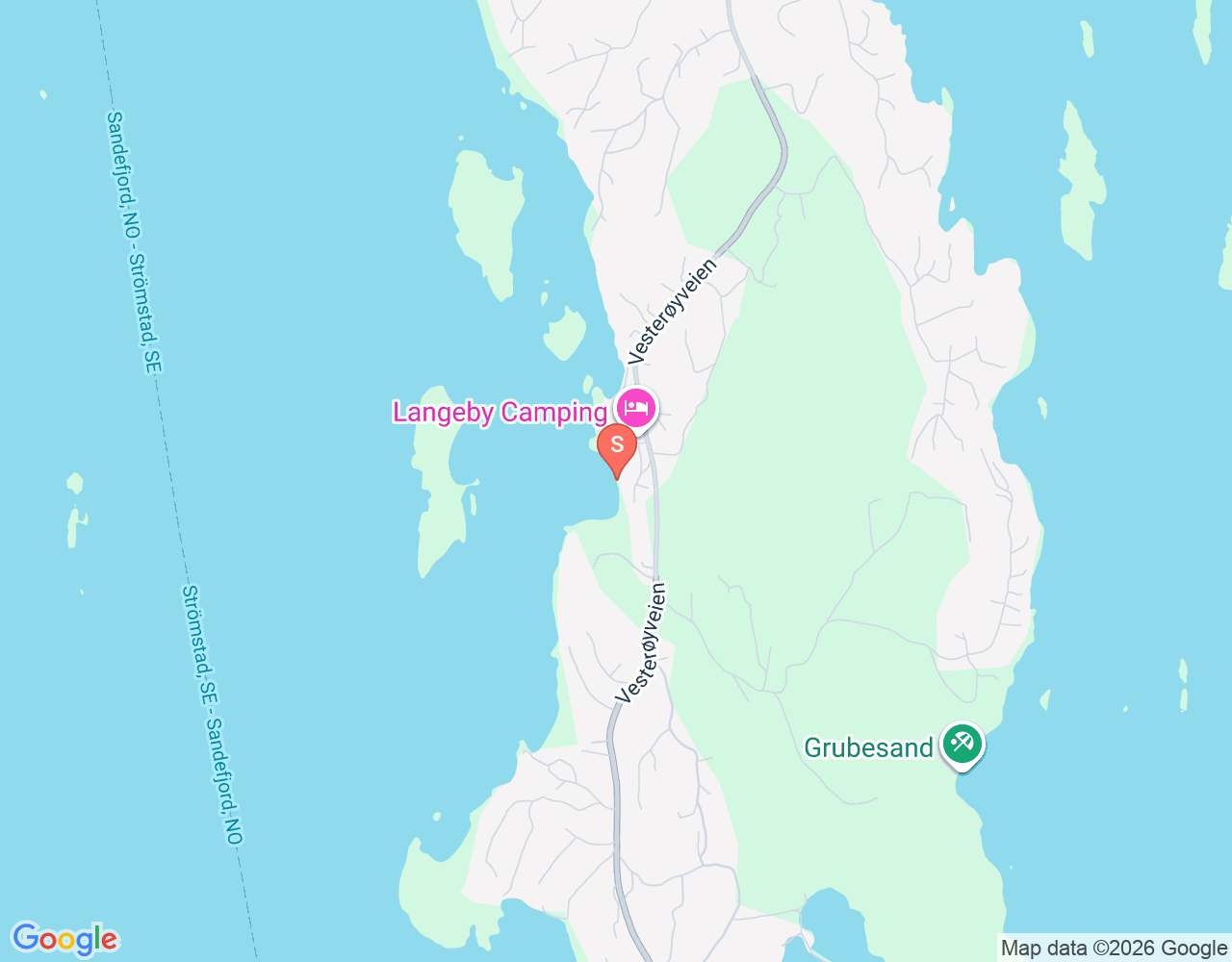 Mapa de ubicación de Langeby