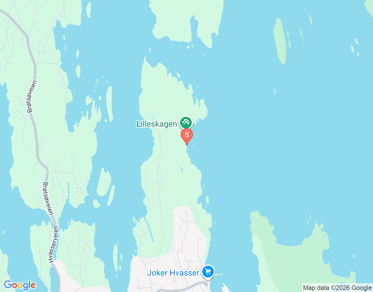 Lilleskagen location map