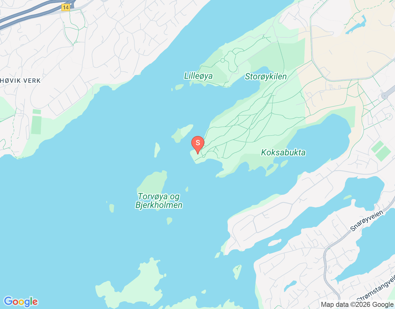 Mapa de ubicación de Storøyodden