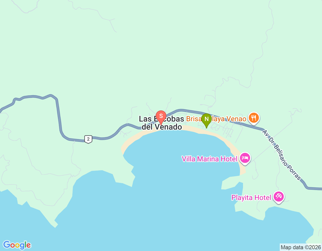 Mapa de ubicación de Surf Dojo