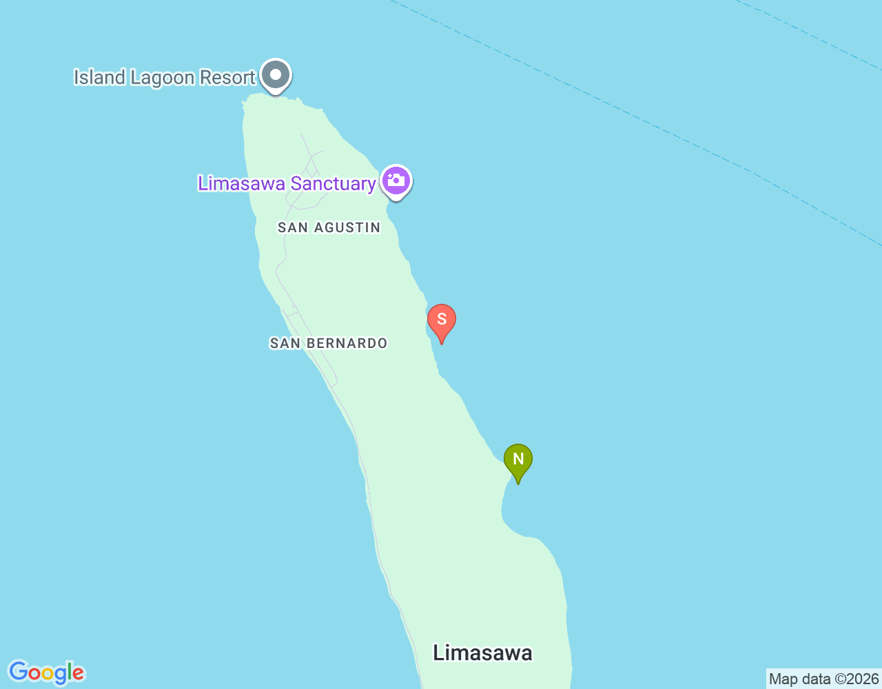 Mapa de ubicación de Adrian's Cove