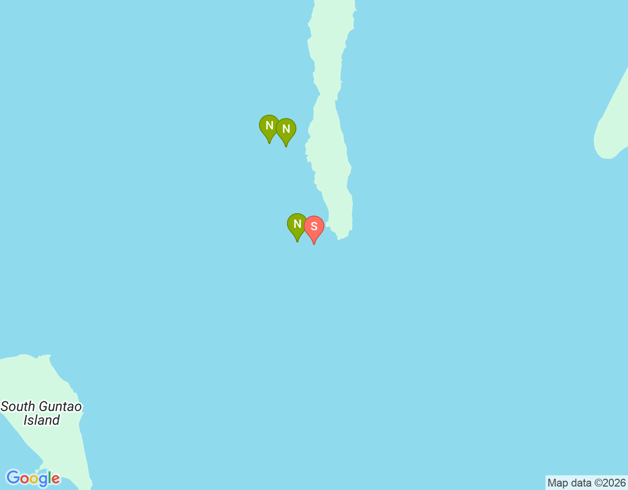 Mapa da localização de Banayan Point