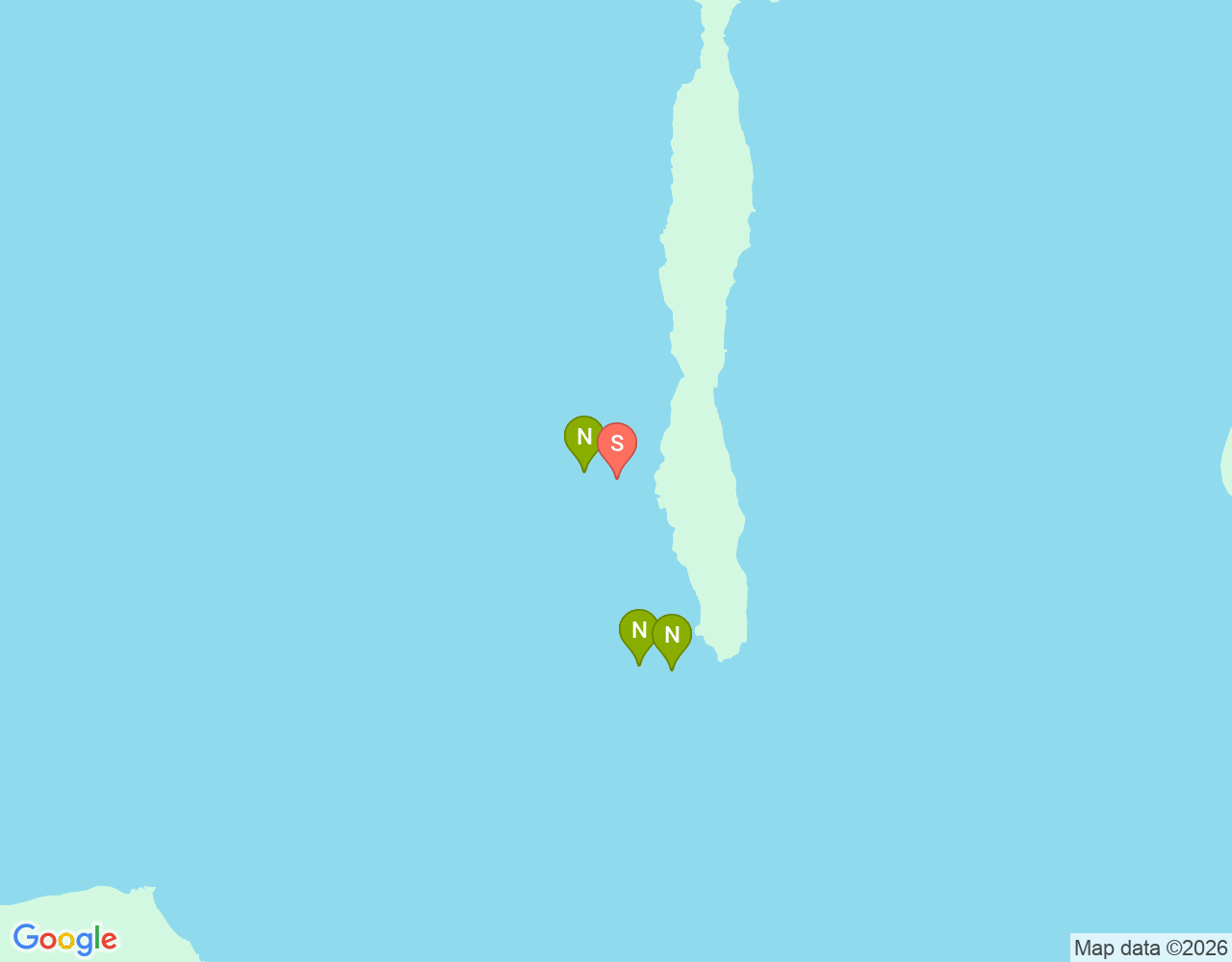 Mapa de ubicación de Bikanayos Rock