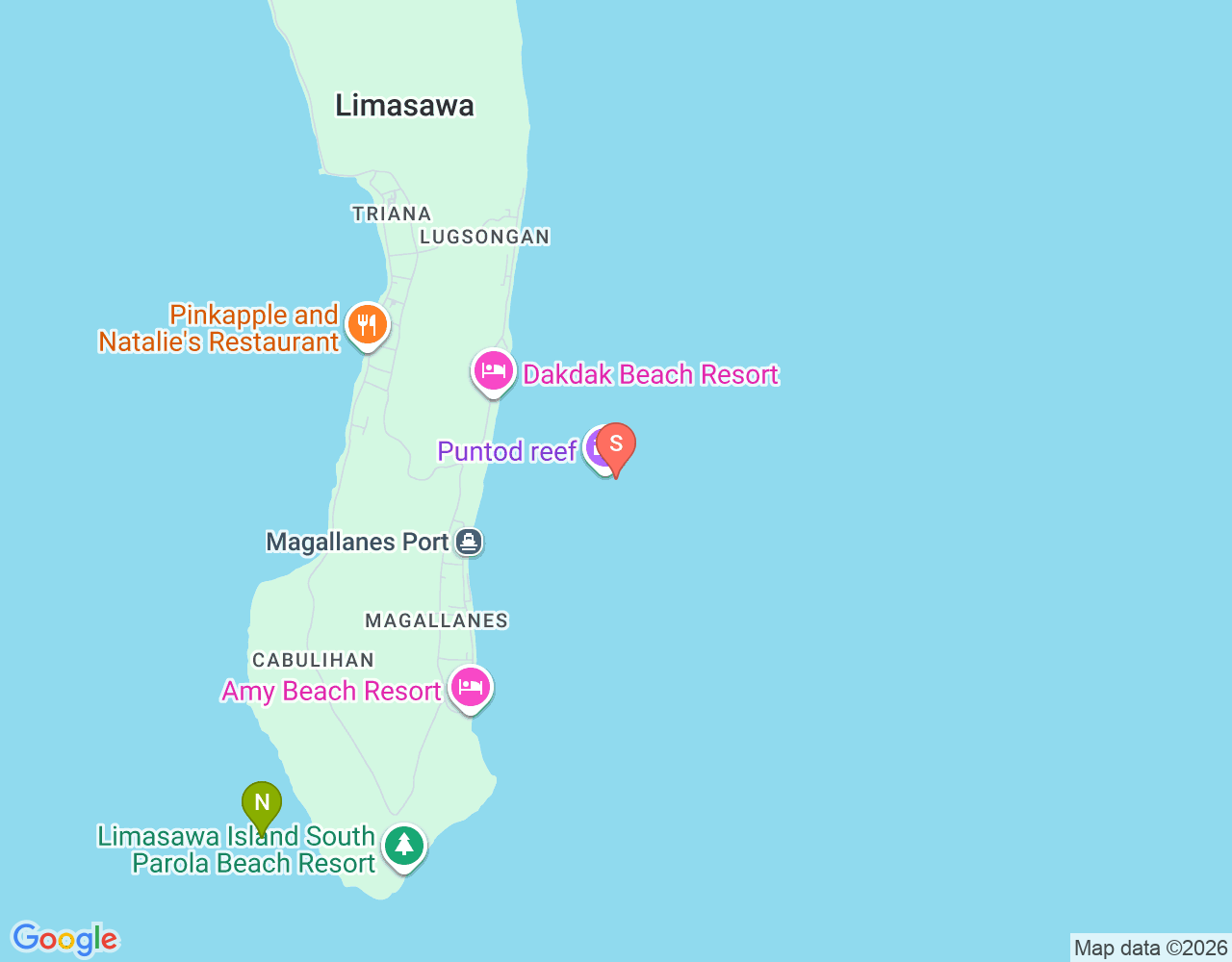Mapa de ubicación de Bujong Shoal