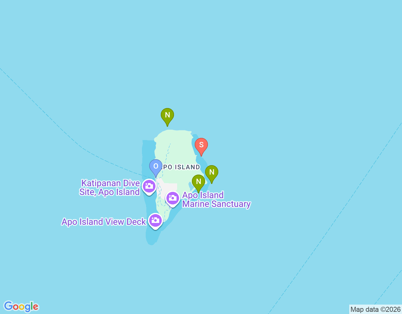 Mapa da localização de Cogon