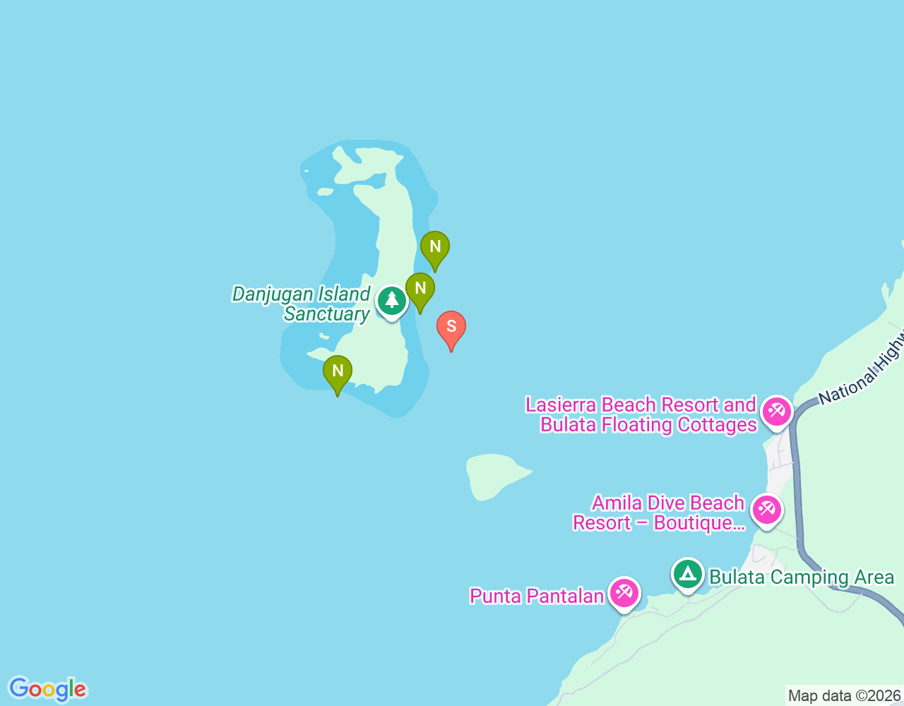 Mapa da localização de Convention Reef