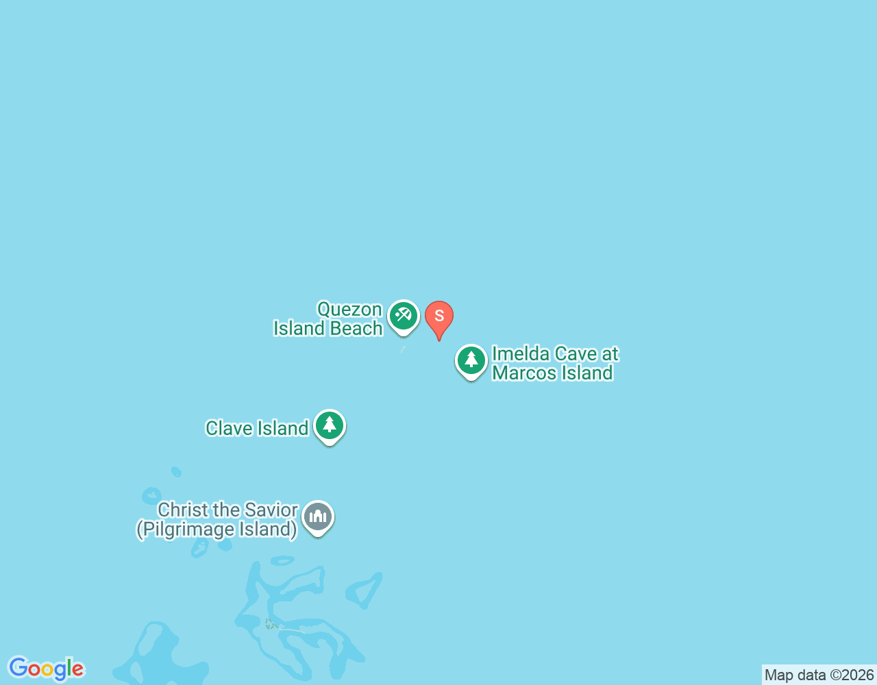 Mapa da localização de Coral Garden