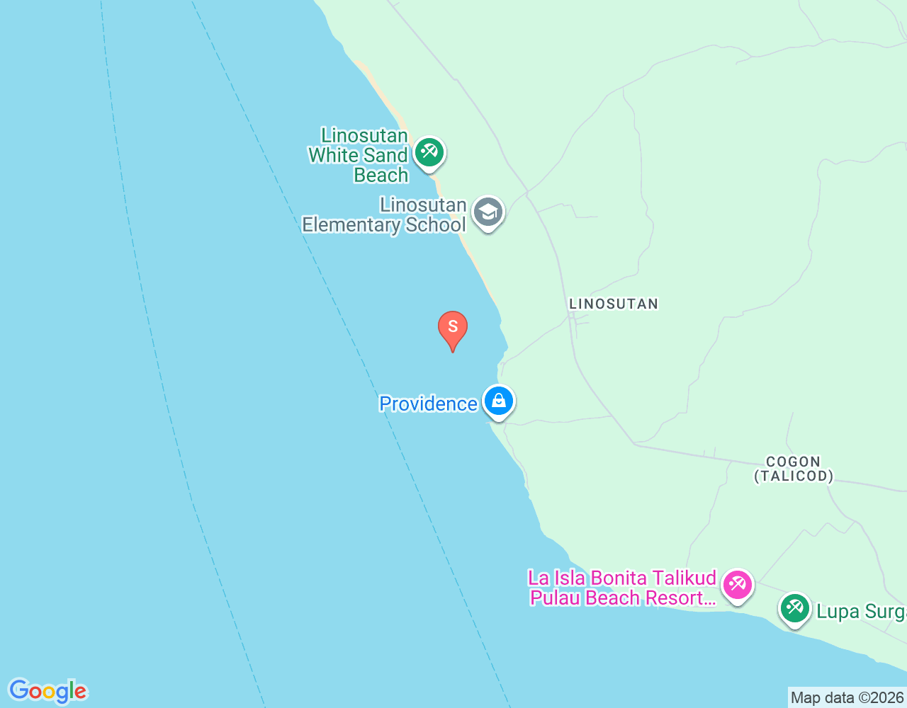 Mapa de ubicación de Coral Gardens