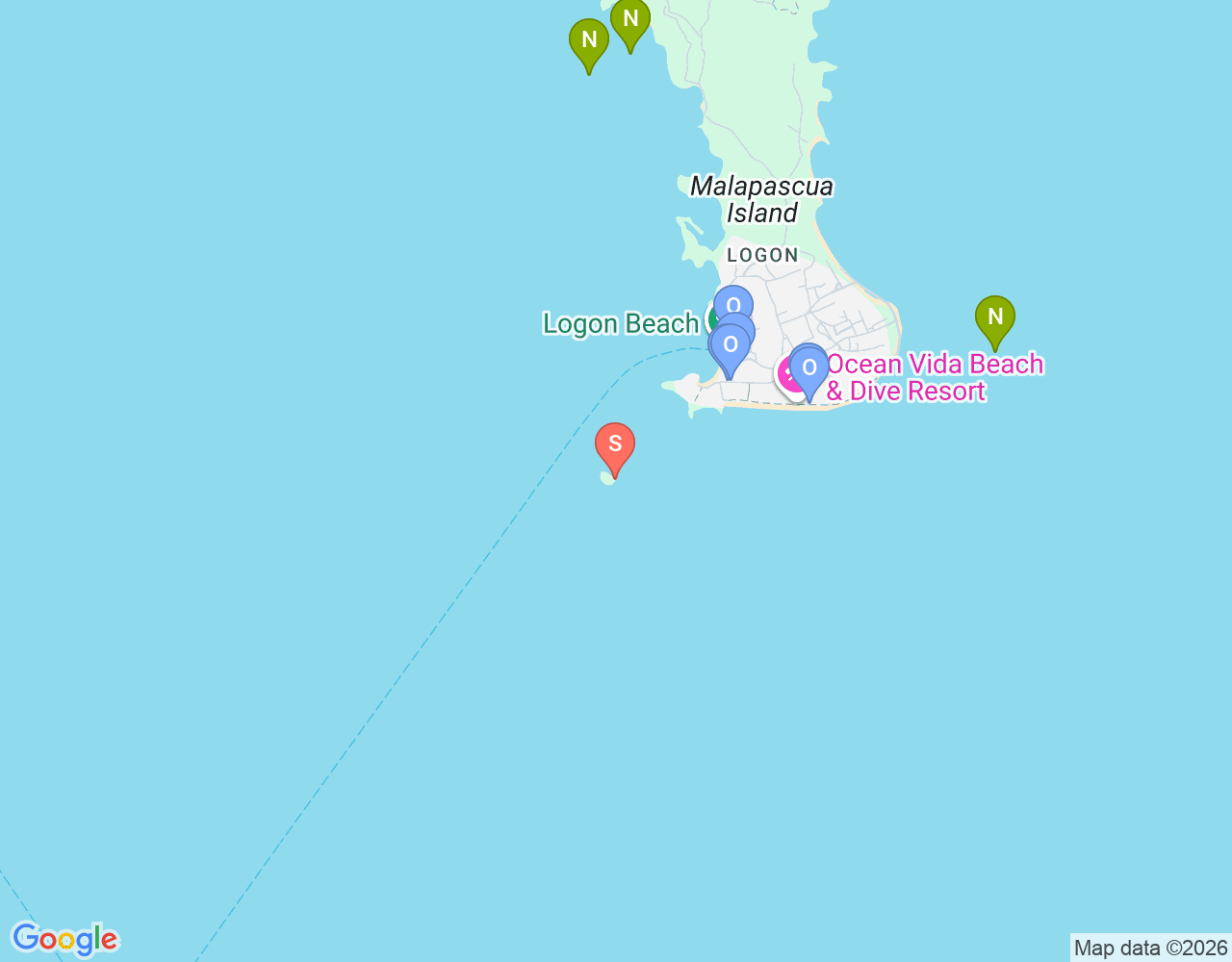 Mapa da localização de Dakit-Dakit