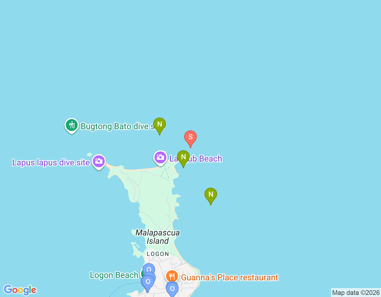 Mapa da localização de Deep Slope