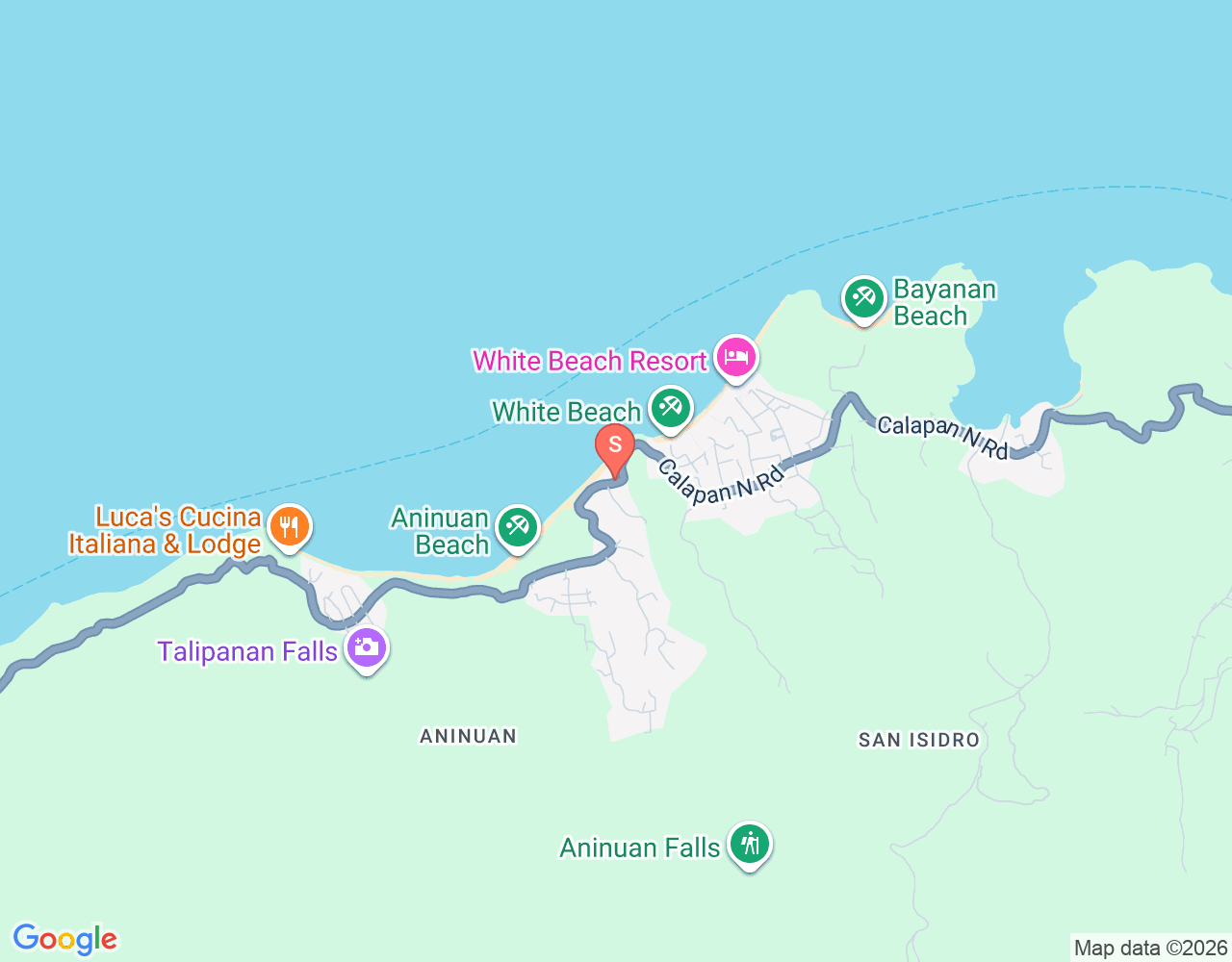 Mapa da localização de Deluna