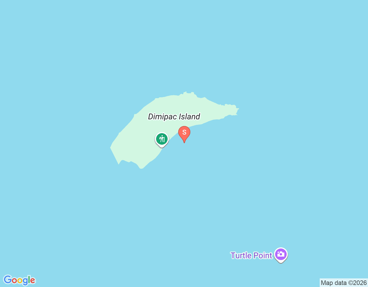 Mapa da localização de Dive site