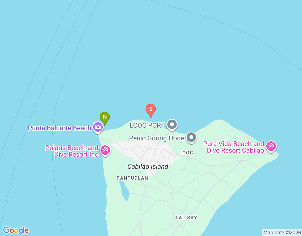 Mapa da localização de Fallen Tree