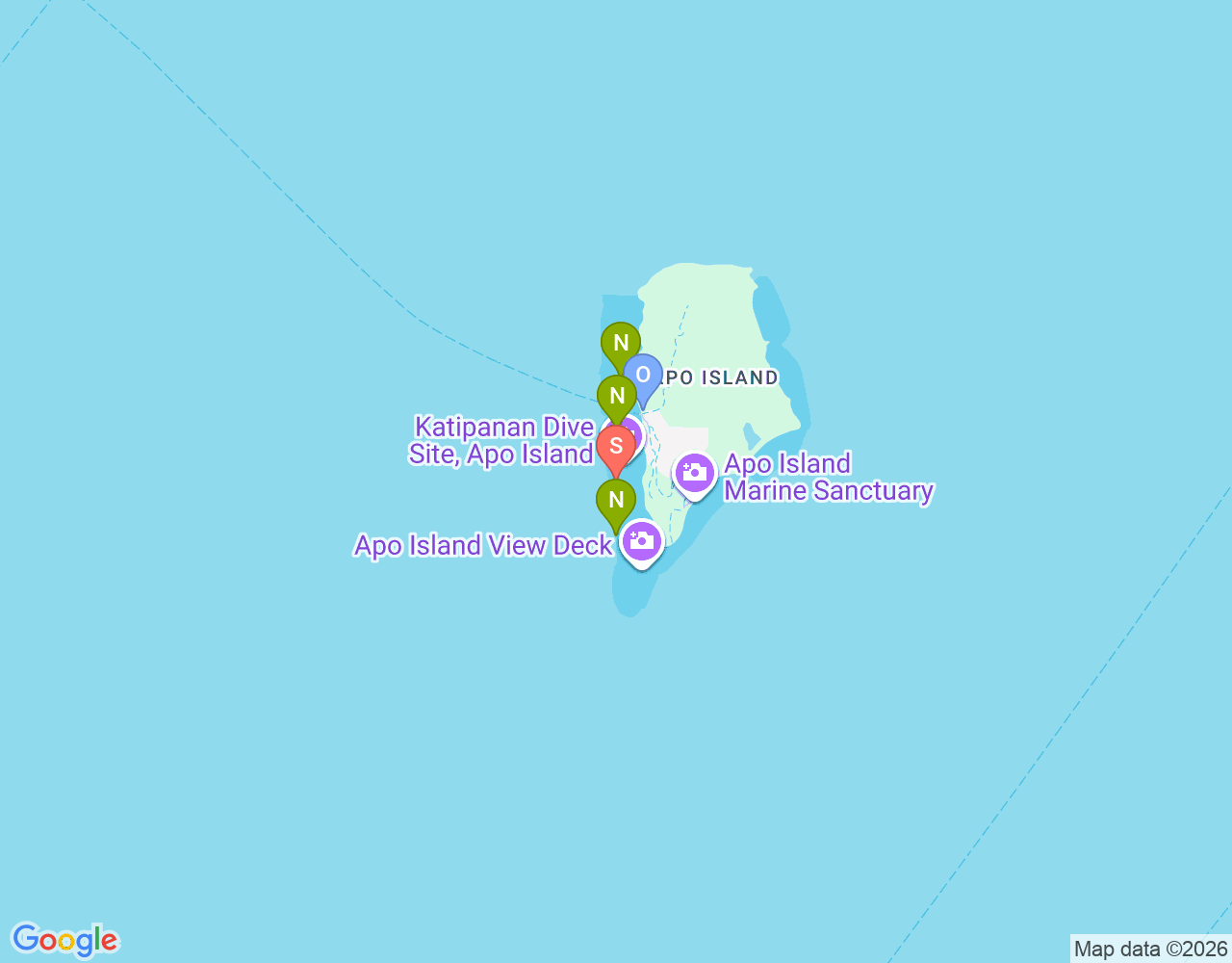 Mapa da localização de Katipanan