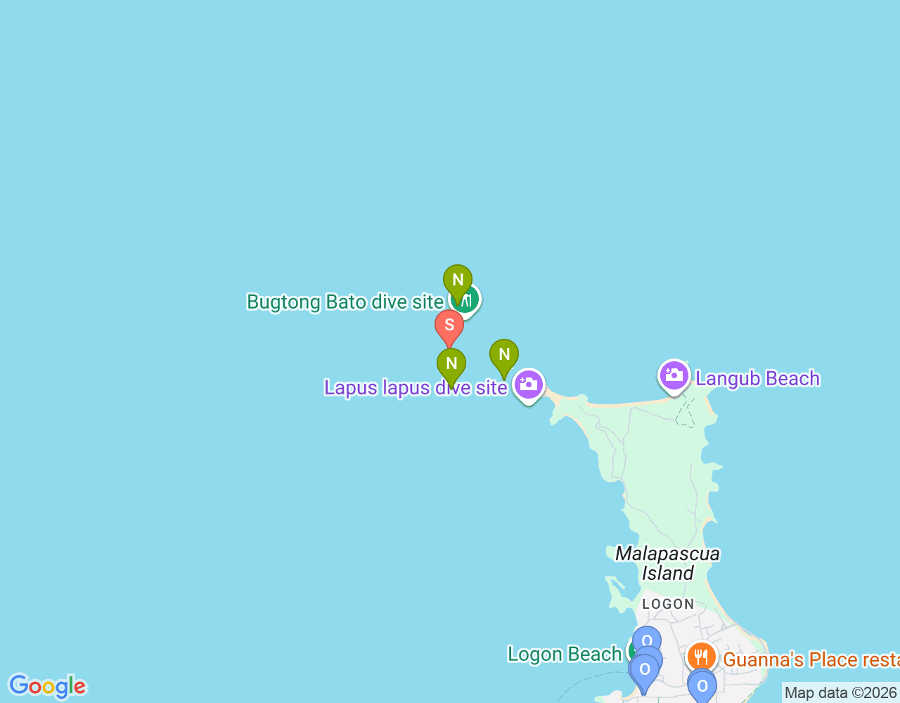 Mapa da localização de Lapus-Lapus 2