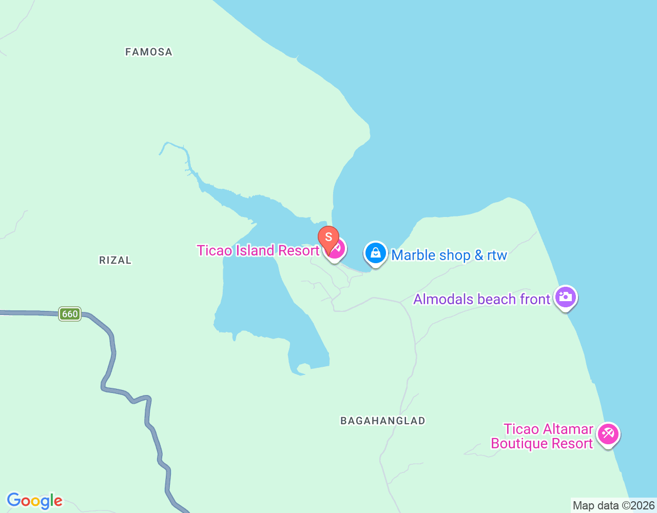 Mapa da localização de Manta Bowl