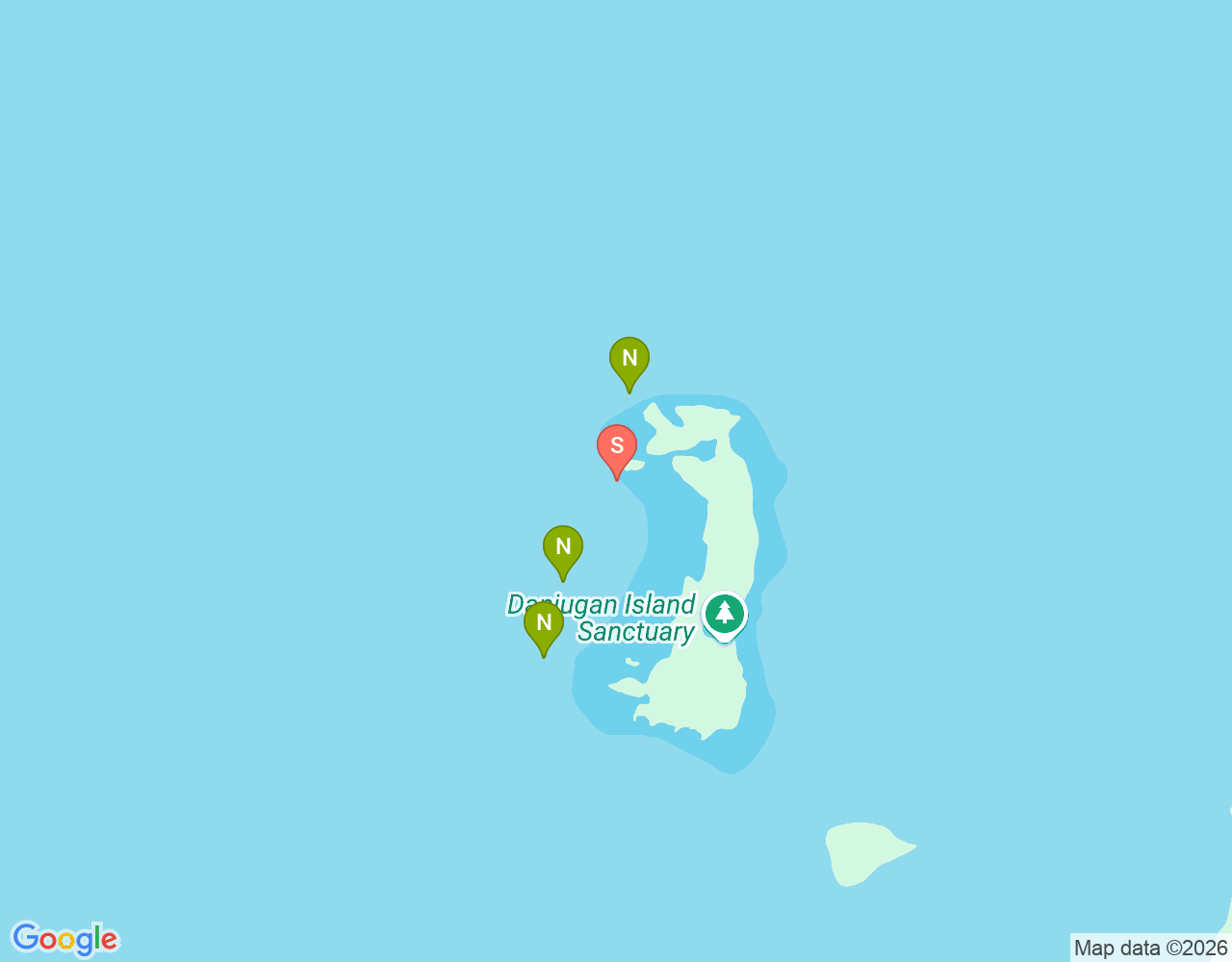Manta Reef location map
