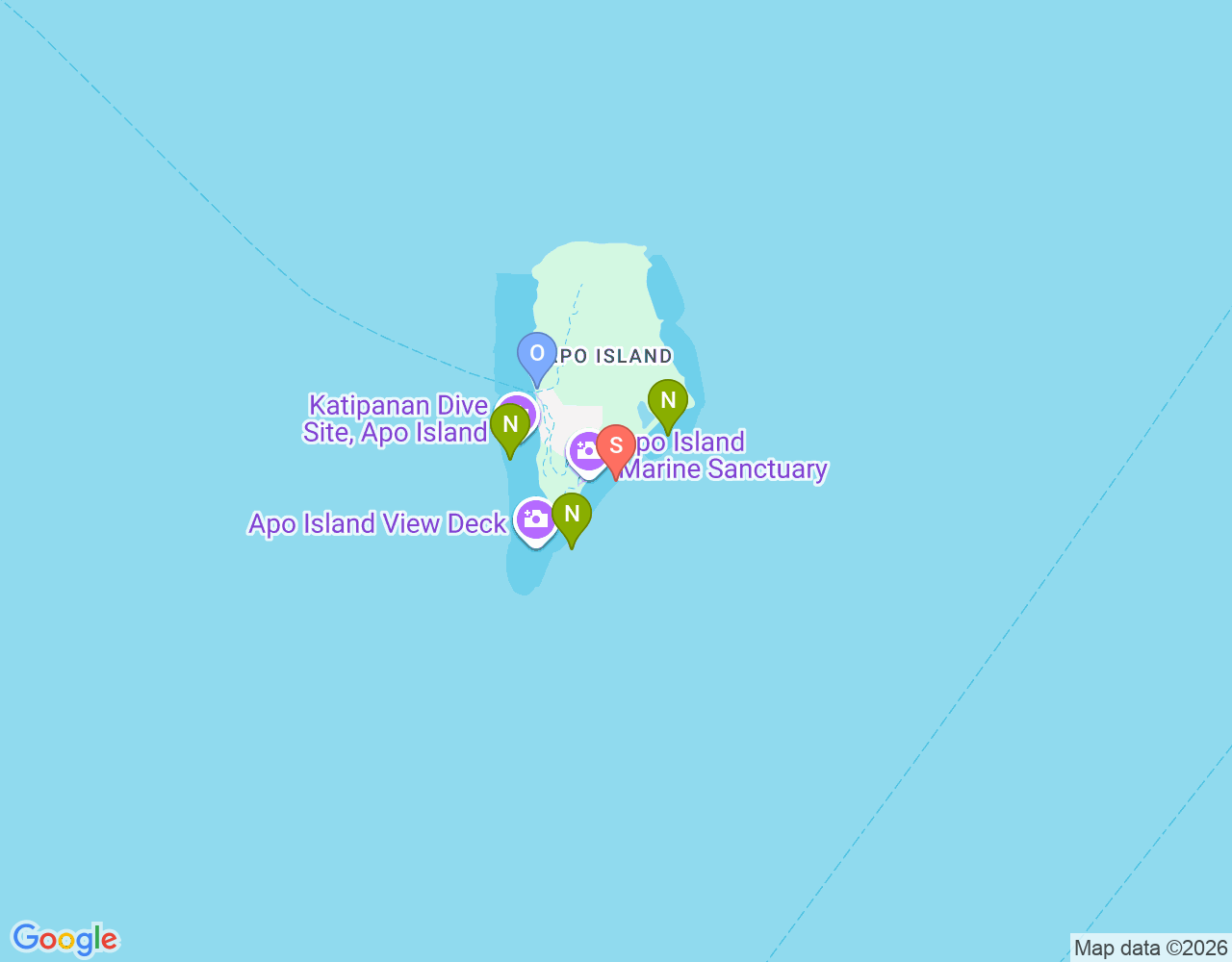 Mapa de ubicación de Marine Sanctuary