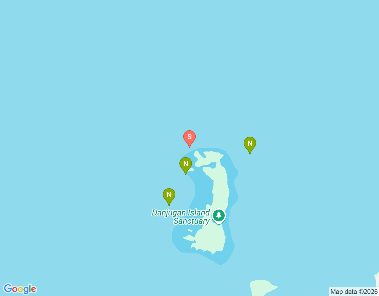 Mapa da localização de North Wall