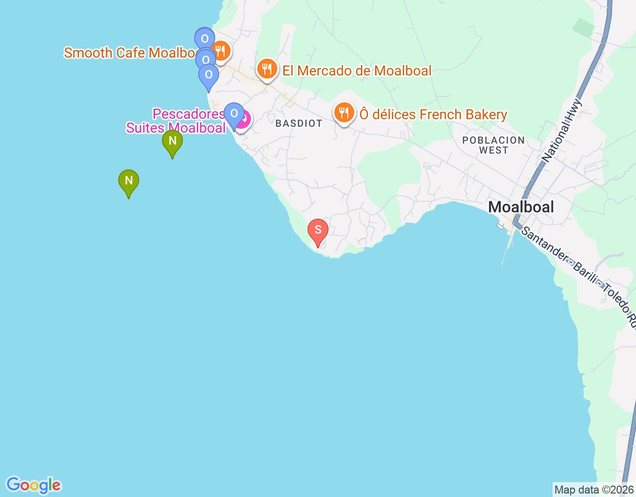 Mapa da localização de Sampaguita