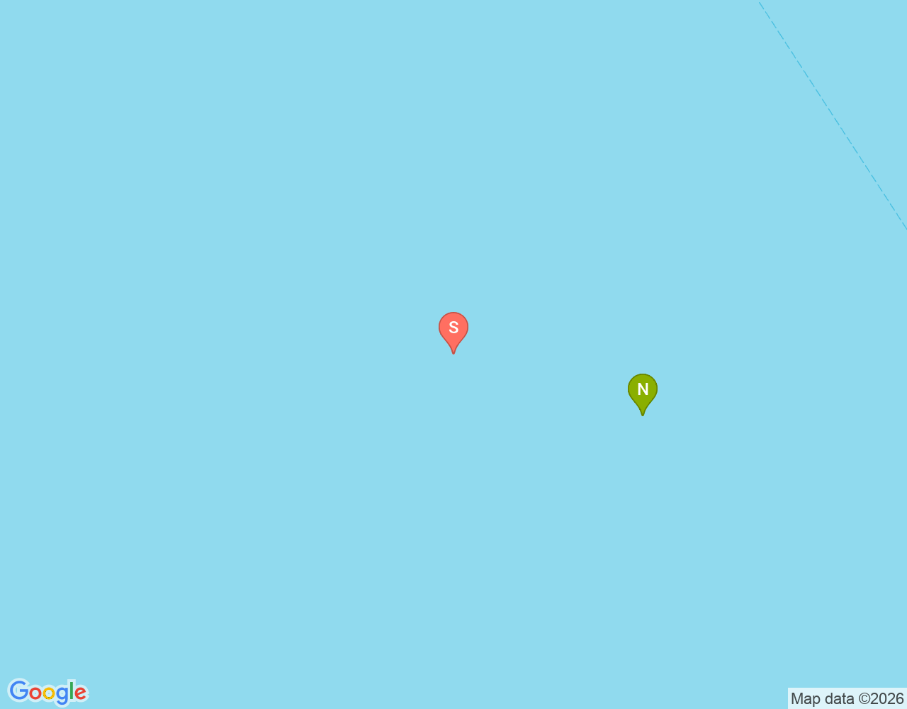 Mapa da localização de Shipwreck