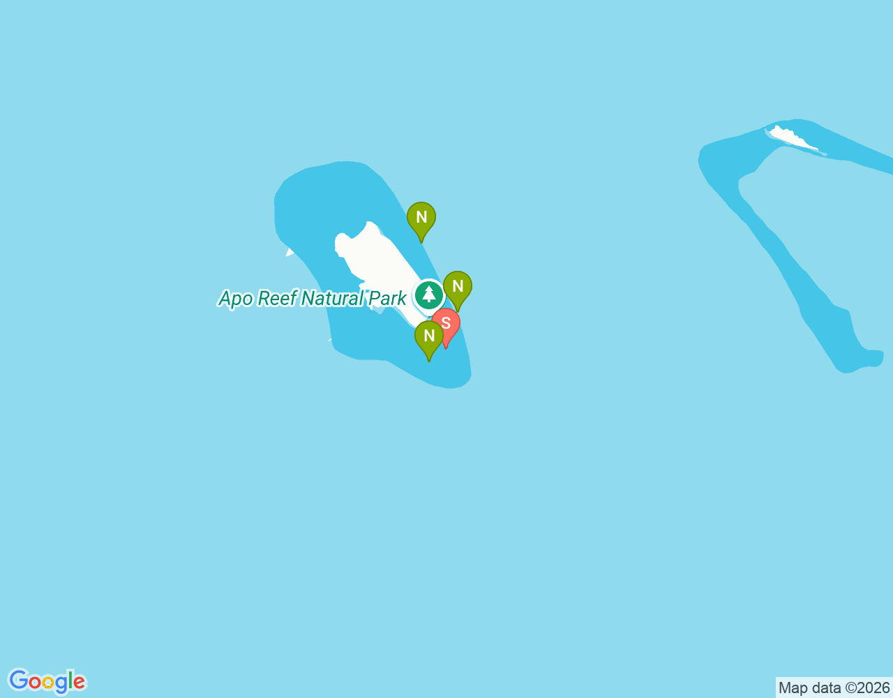 Mapa da localização de Southeast Corner