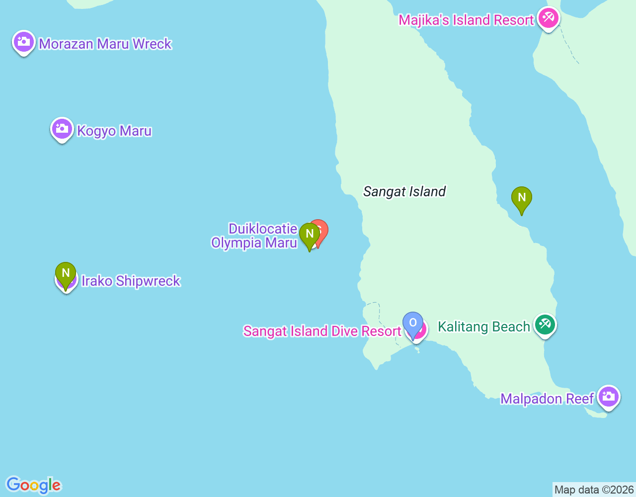Mapa da localização de TANGAT (morozan maru)