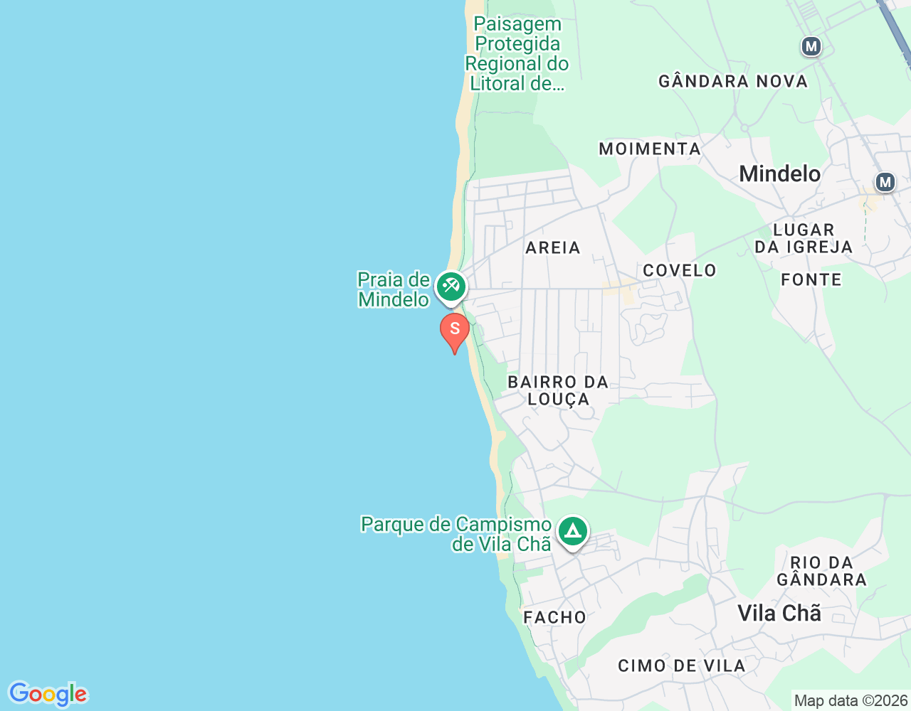 Mapa de ubicación de Mindelo