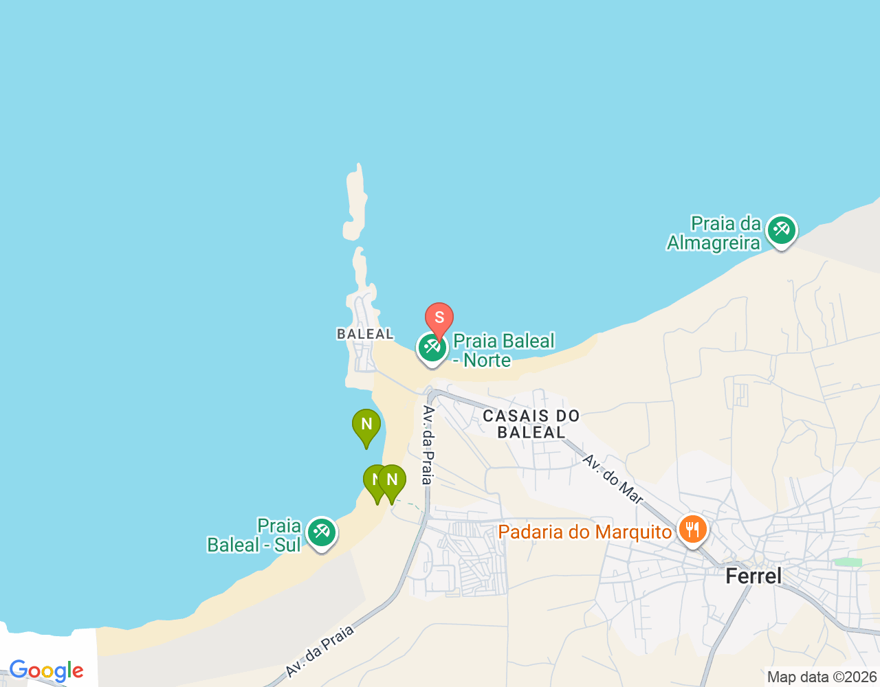 Mapa de ubicación de Spot de Surf Lagido