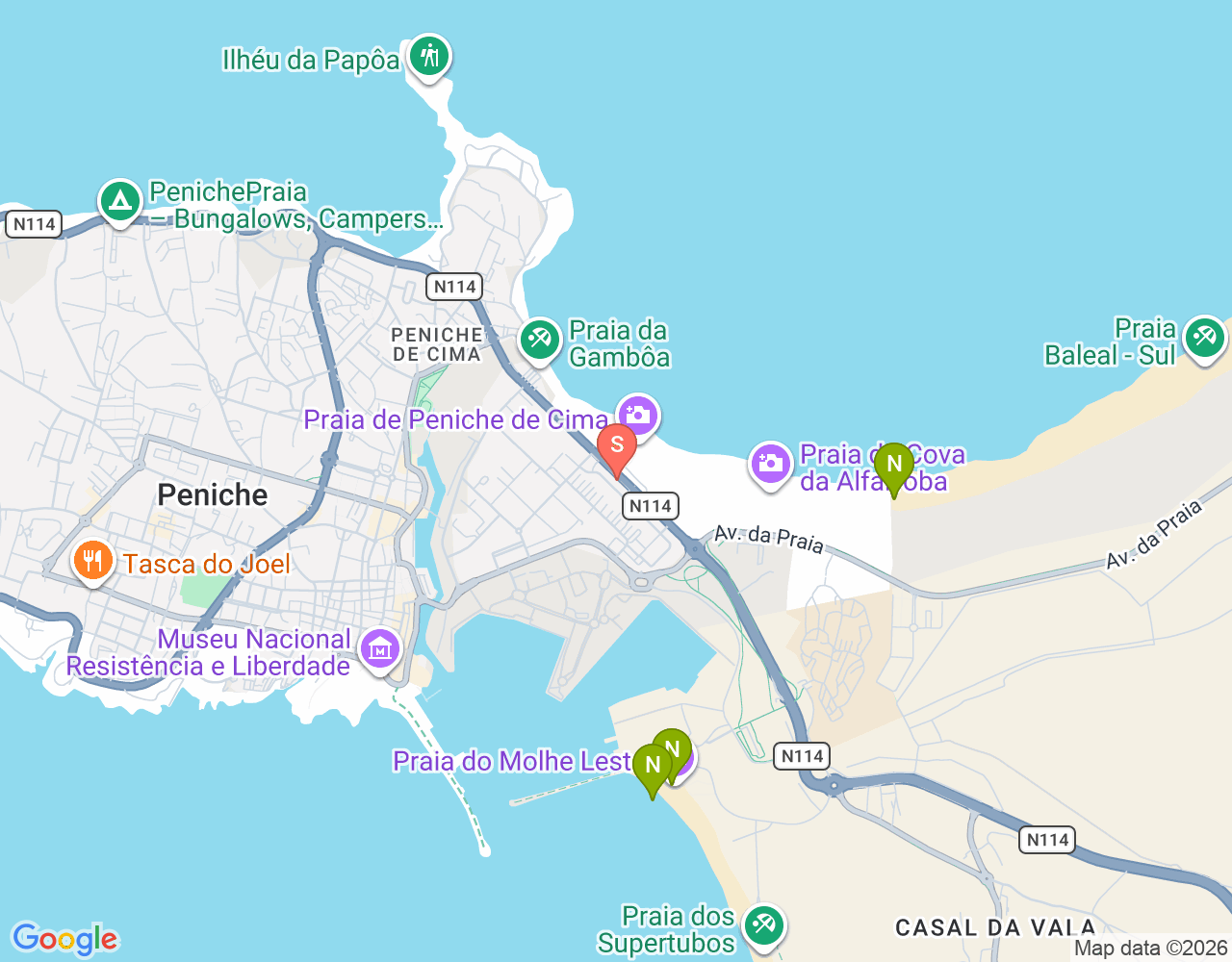 Mapa de ubicación de The Bunker