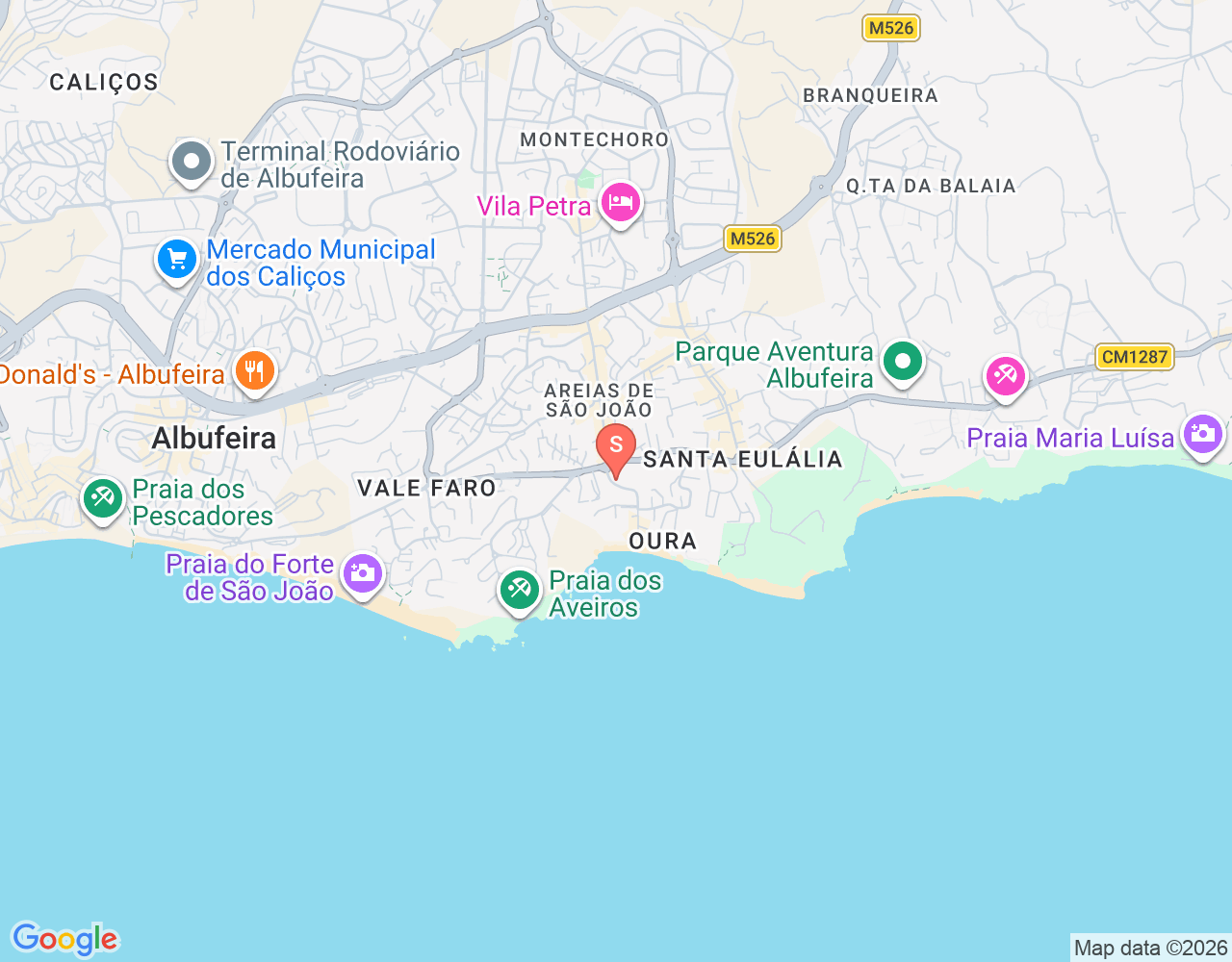 Mapa de ubicación de xflow SurfSpotPortugal