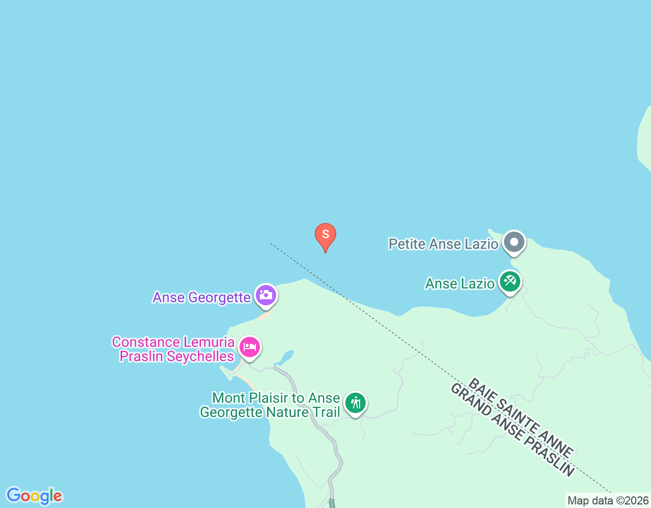 Mapa da localização de Roche Grand Maman