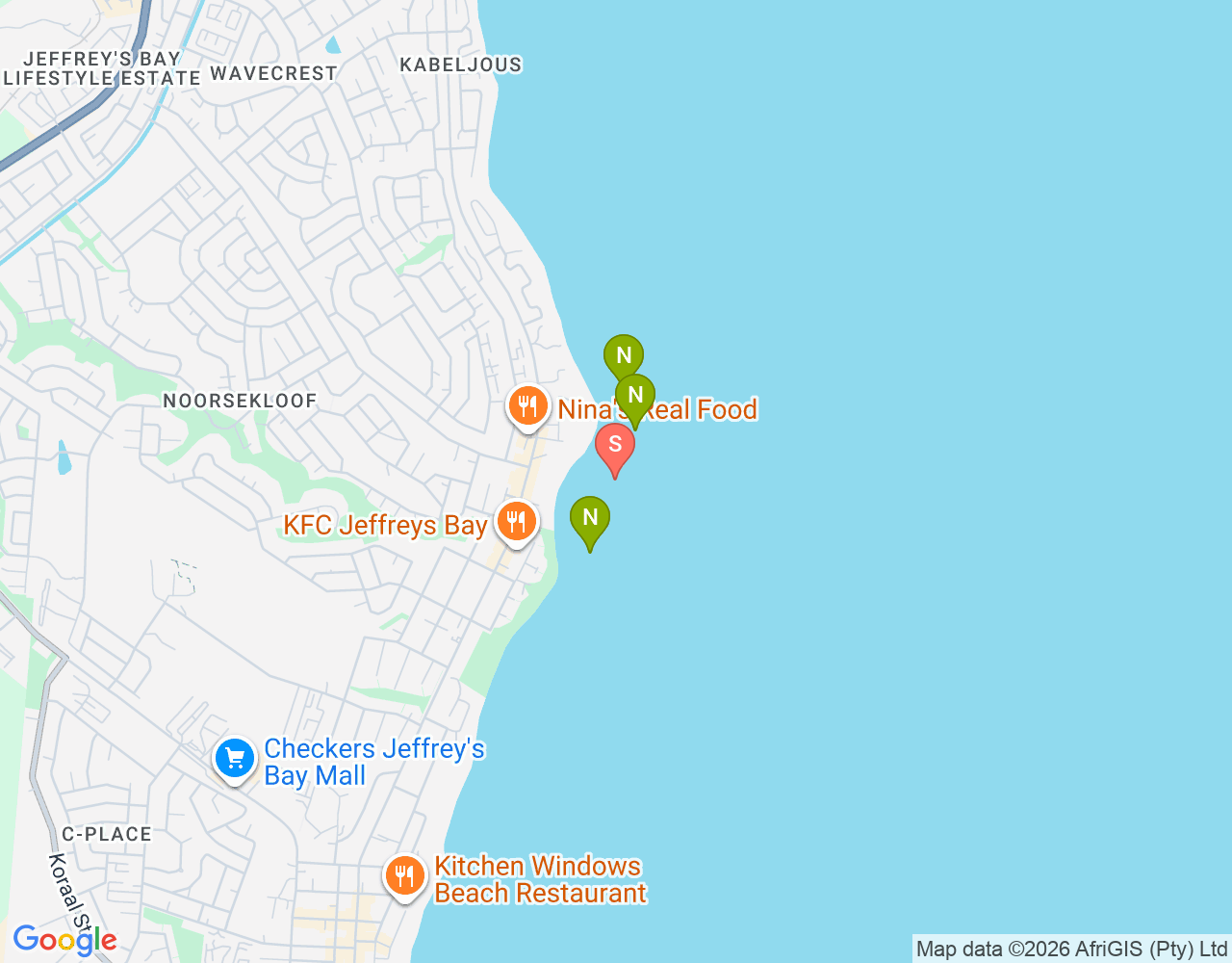 Mapa de ubicación de Boneyards
