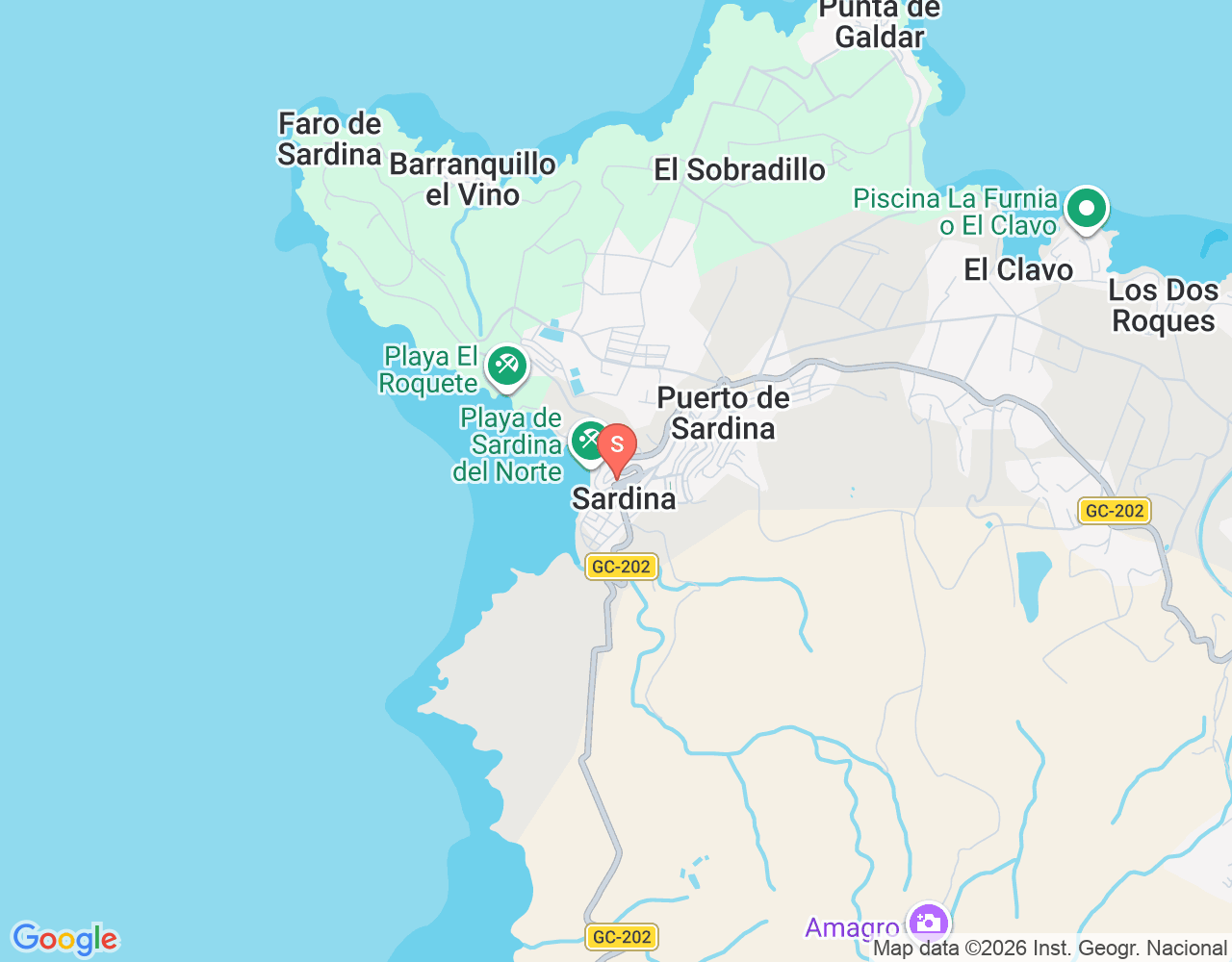 Standortkarte von Buceo Norte