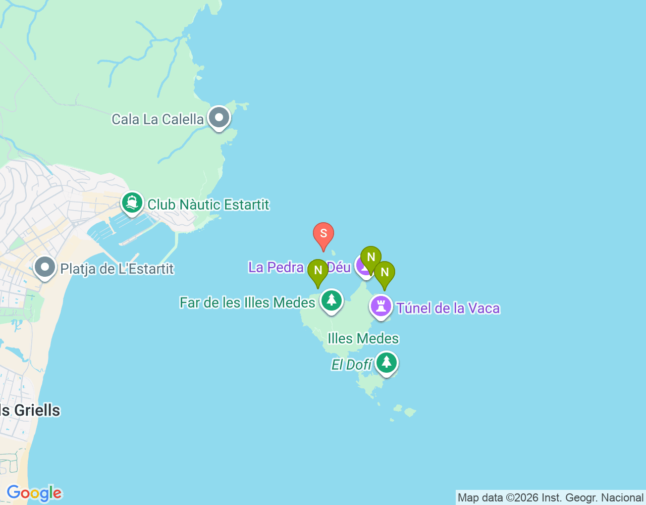 Mapa de ubicación de el Medallot